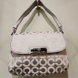 Coach bag in signature jacquard